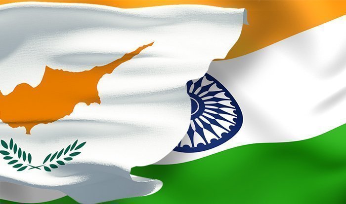 cyprus and India flag